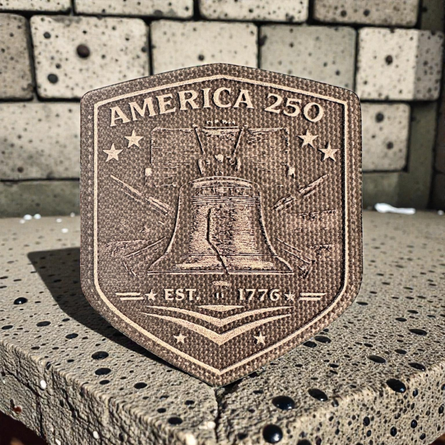 America 250 Anniversary Textured UV Printed Patch Collection (1776–2026)