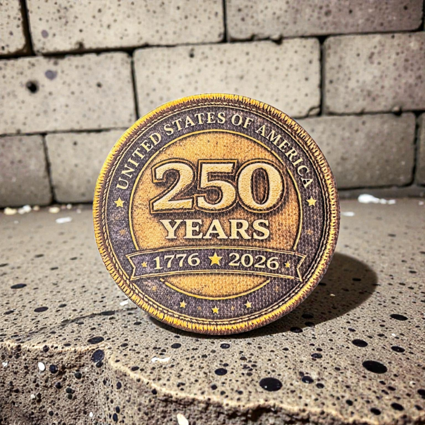 America 250 Anniversary Textured UV Printed Patch Collection (1776–2026)