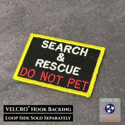 Search & Rescue Dog K9 Service VELCRO® Morale Patch | Made in USA