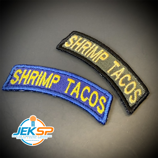 Army Regular Forces Funny Morale Patch Tab, 1.2x3" | Made in USA | VELCRO® Brand Hook Backing