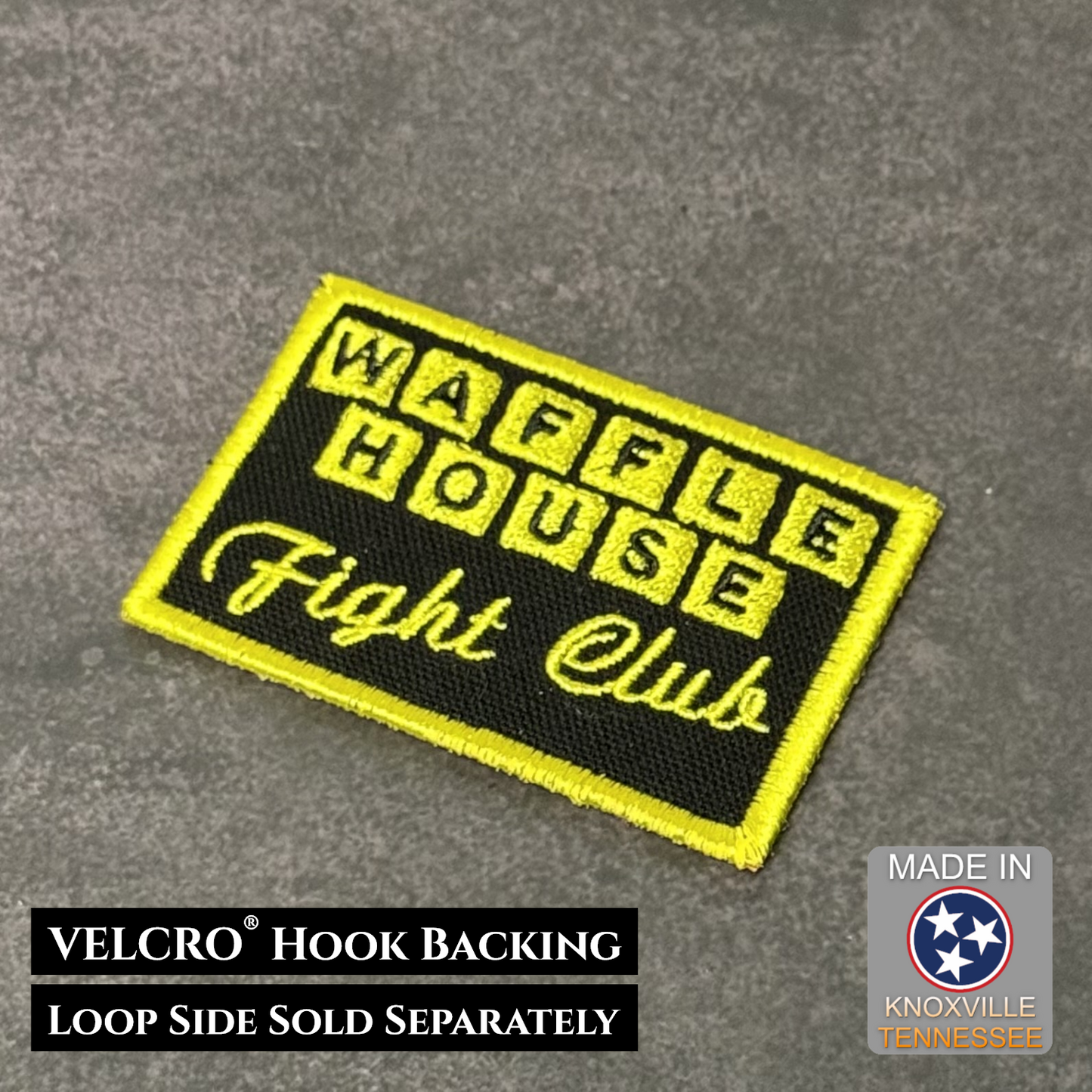 Waffle House Fight Club Funny VELCRO® Morale Patch | Made in USA