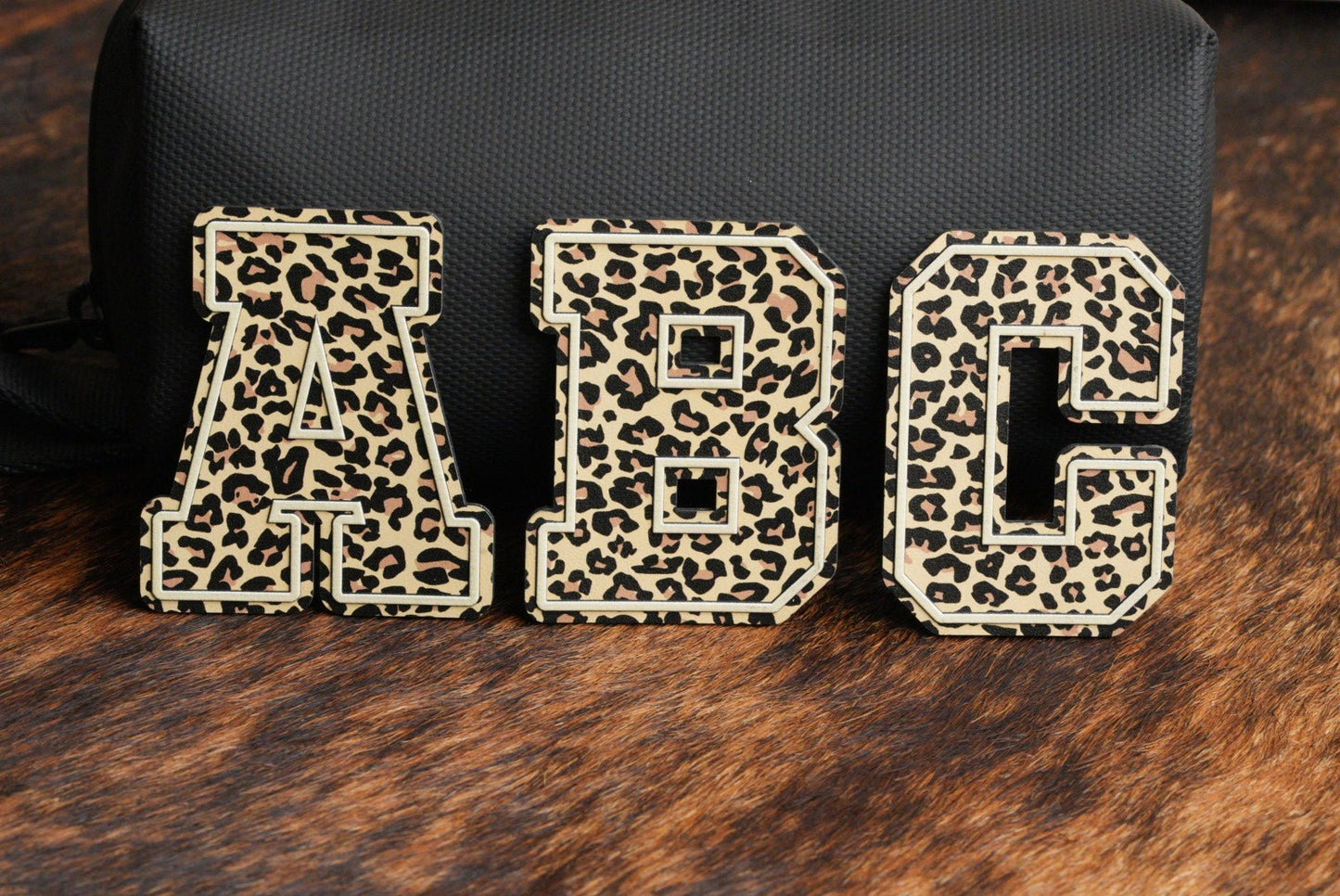 Alphabet and Numbers Raised UV Border Patches - LoneStar Adhesive