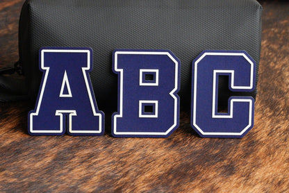 Alphabet and Numbers Raised UV Border Patches - LoneStar Adhesive