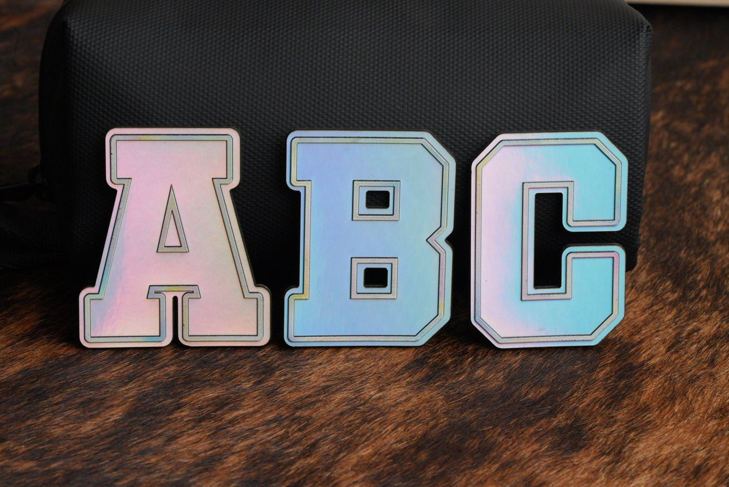 Alphabet and Numbers Raised UV Border Patches - LoneStar Adhesive