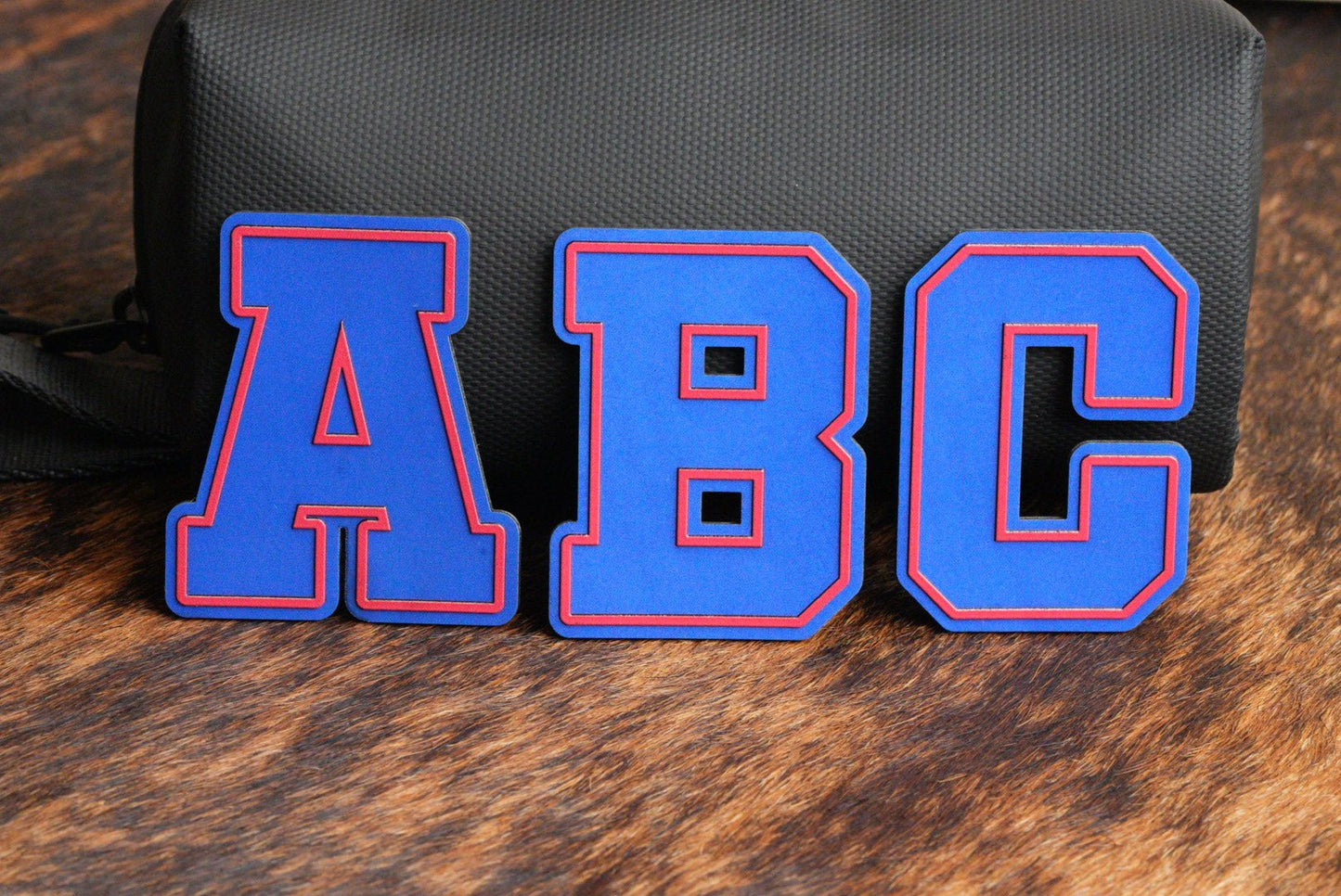Alphabet and Numbers Raised UV Border Patches - LoneStar Adhesive