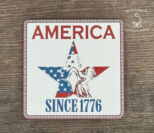 AMERICA Eagle Silhouette Star - Partner Collection - LoneStar Adhesive