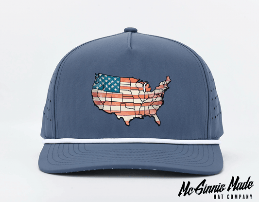 "America Outline" UV Printed Patches - LoneStar Adhesive