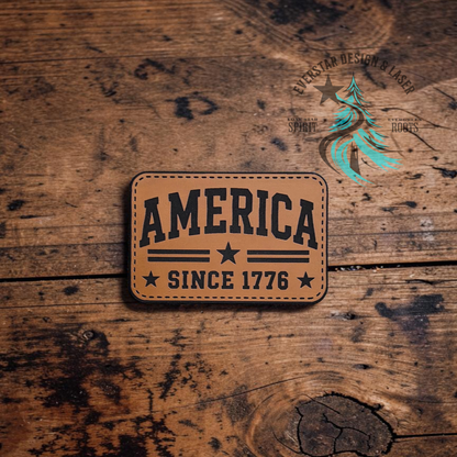 America Since 1776 Leather Patch
