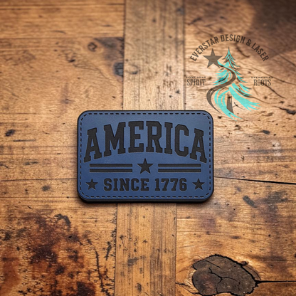 America Since 1776 Leather Patch