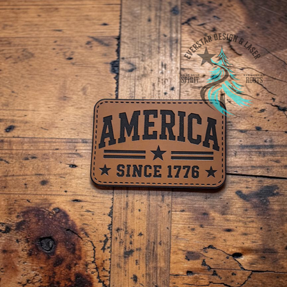 America Since 1776 Leather Patch