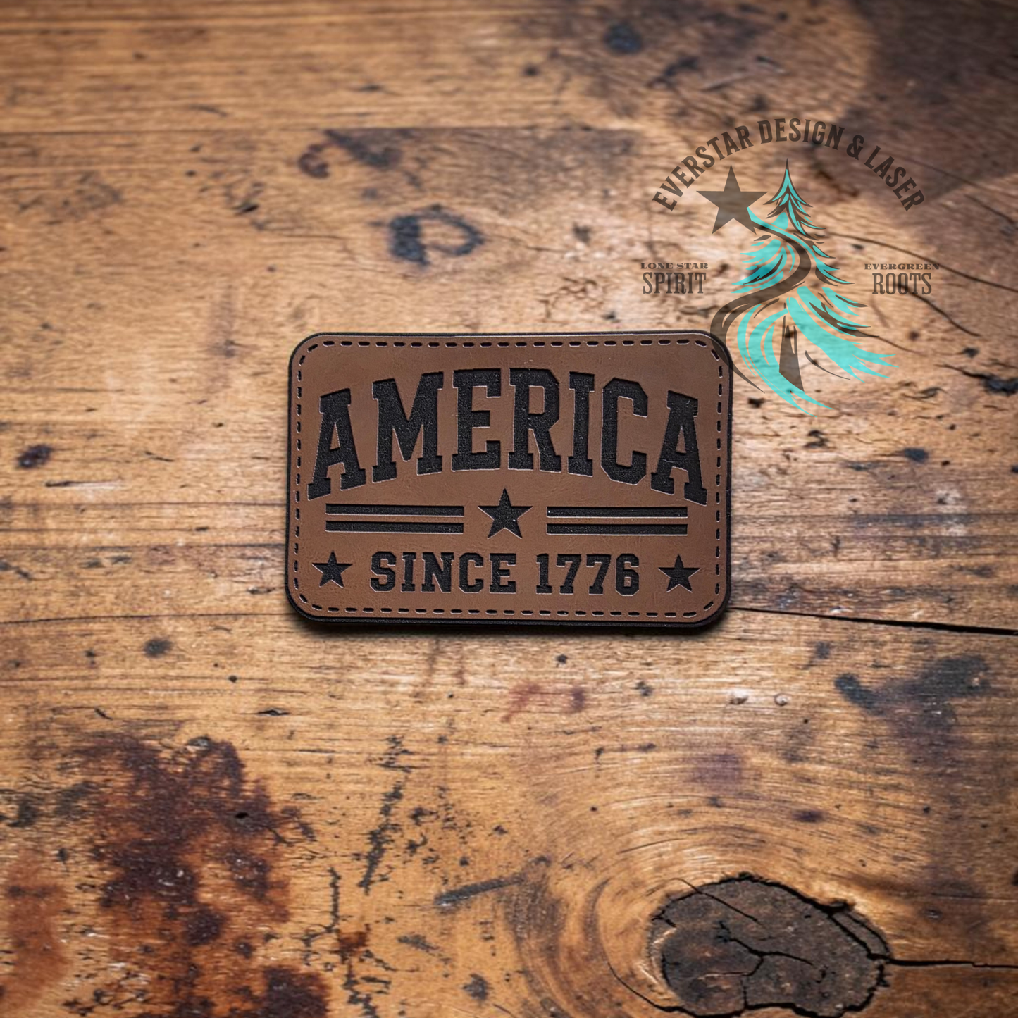 America Since 1776 Leather Patch