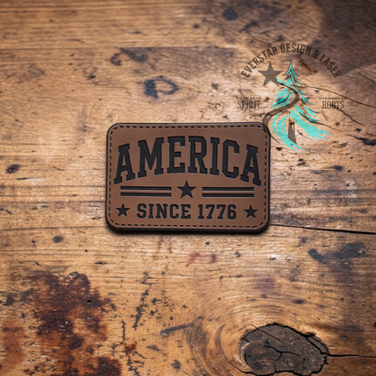 America Since 1776 Leather Patch