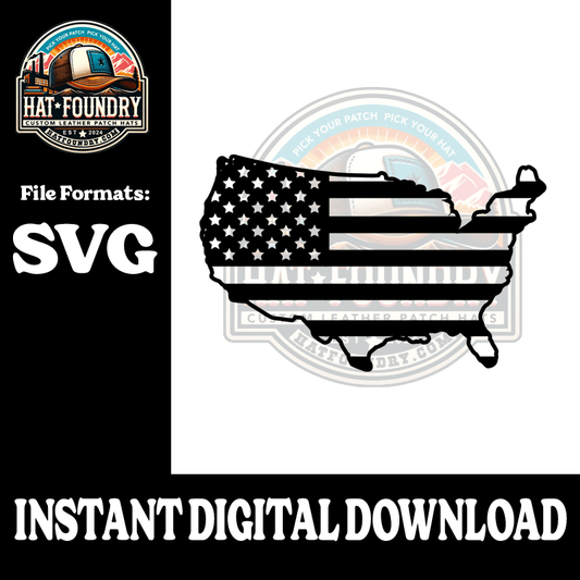 American Flag inside America SVG - #LoneStar Adhesive#