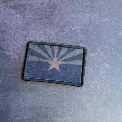 Arizona State Flag Patch | Made in USA | VELCRO® Brand Hook Backing - LoneStar Adhesive