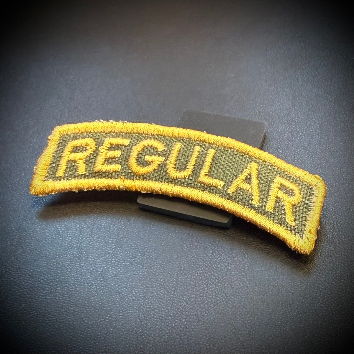Army Regular Forces Parody Embroidered Name Tabs, 1.2x3" | VELCRO® Brand Hook Backing - #LoneStar Adhesive#