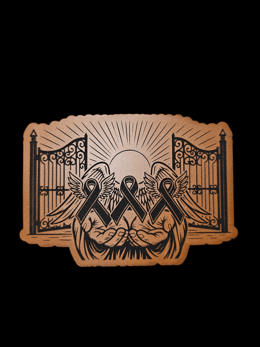 Awareness Ribbons - Pearly Gates Version 2 - LoneStar Adhesive