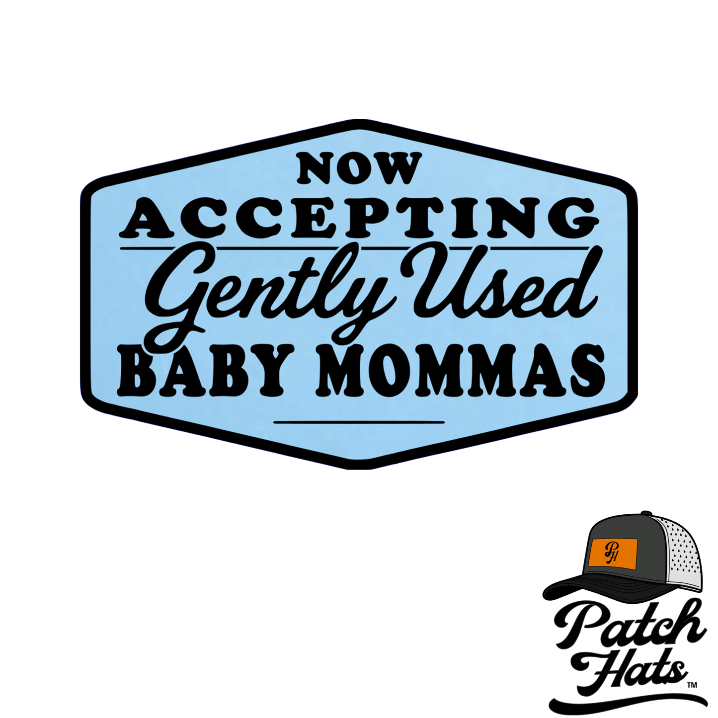 Baby Momma Leatherette Patch - LoneStar Adhesive