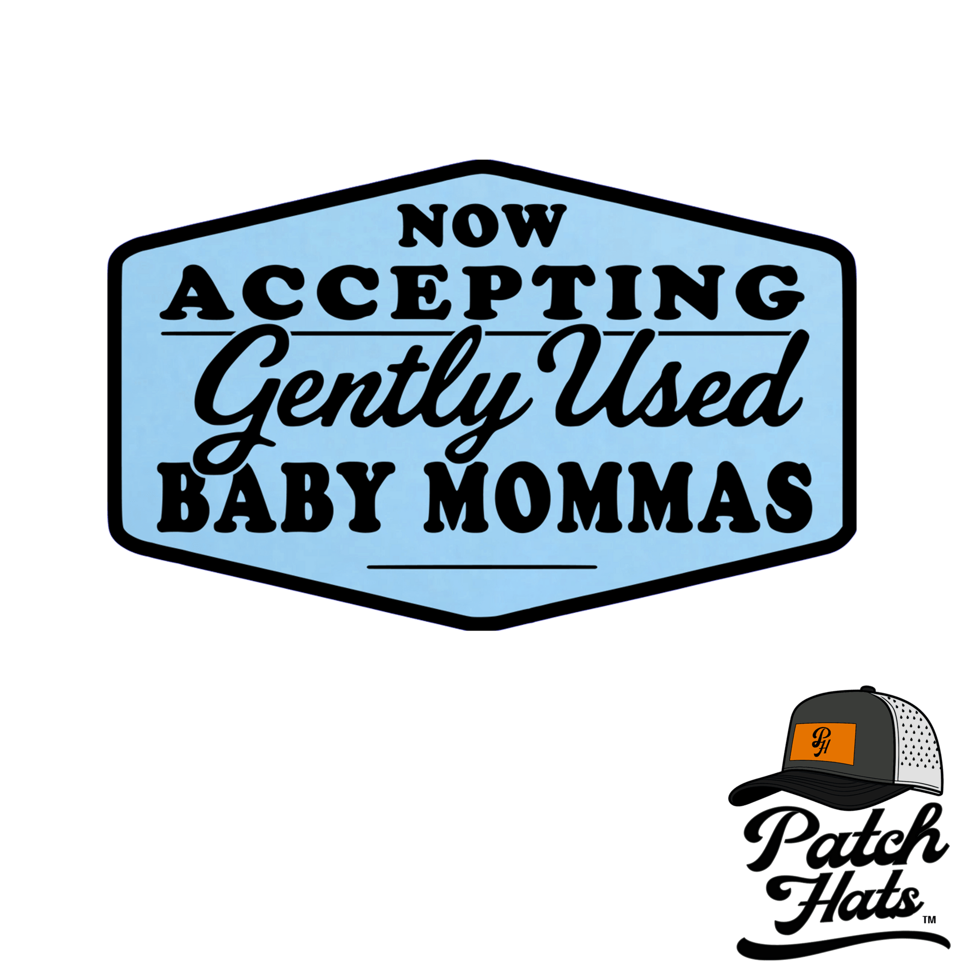 Baby Momma Leatherette Patch - LoneStar Adhesive