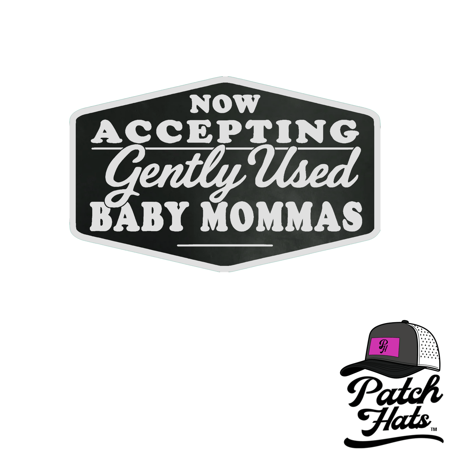 Baby Momma Leatherette Patch - LoneStar Adhesive