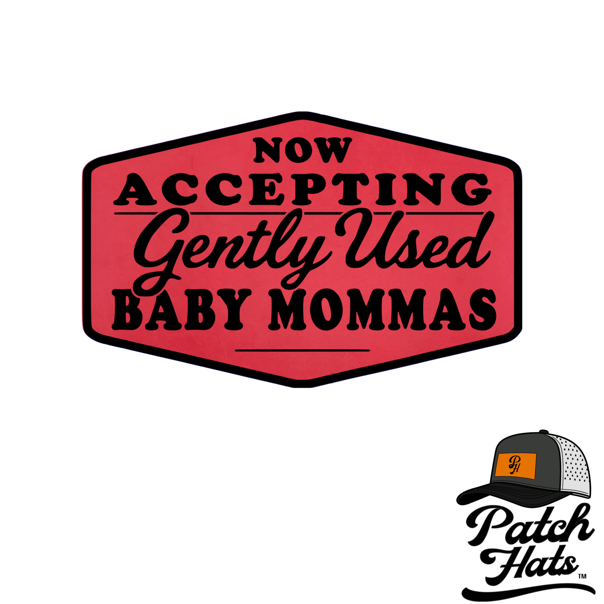 Baby Momma Leatherette Patch - LoneStar Adhesive