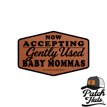 Baby Momma Leatherette Patch - LoneStar Adhesive