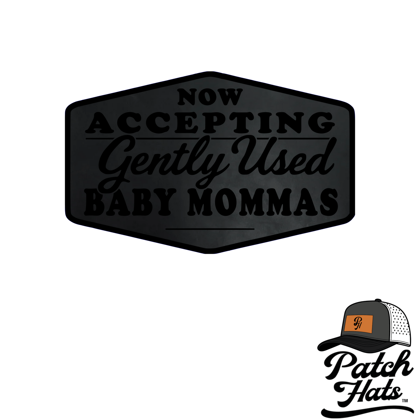 Baby Momma Leatherette Patch - LoneStar Adhesive