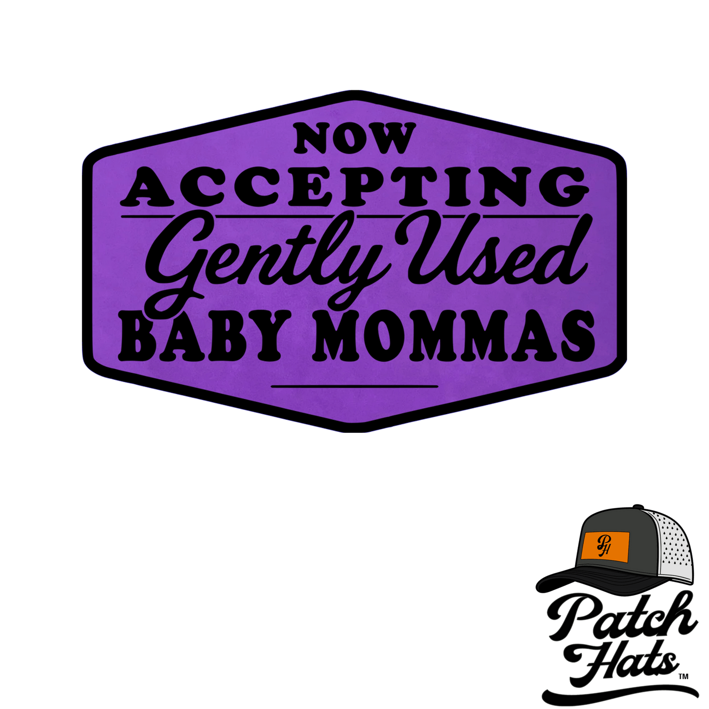 Baby Momma Leatherette Patch - LoneStar Adhesive