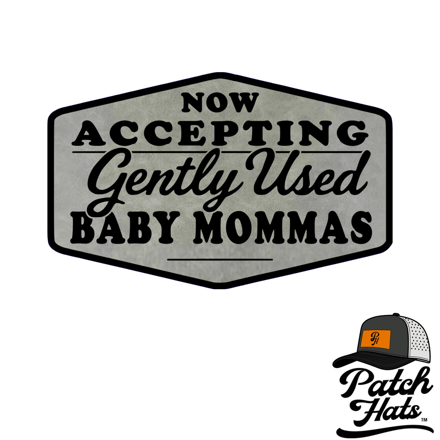 Baby Momma Leatherette Patch - LoneStar Adhesive