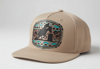 Barrel racer hat patch design - LoneStar Adhesive