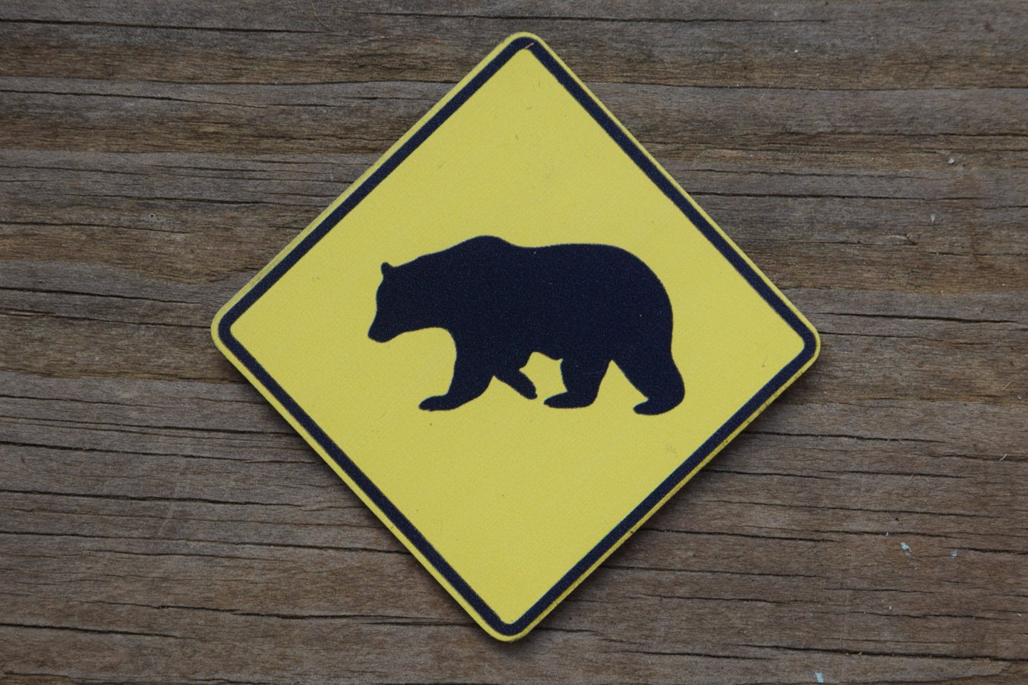"Bear Crossing" UV Printed Patches - LoneStar Adhesive