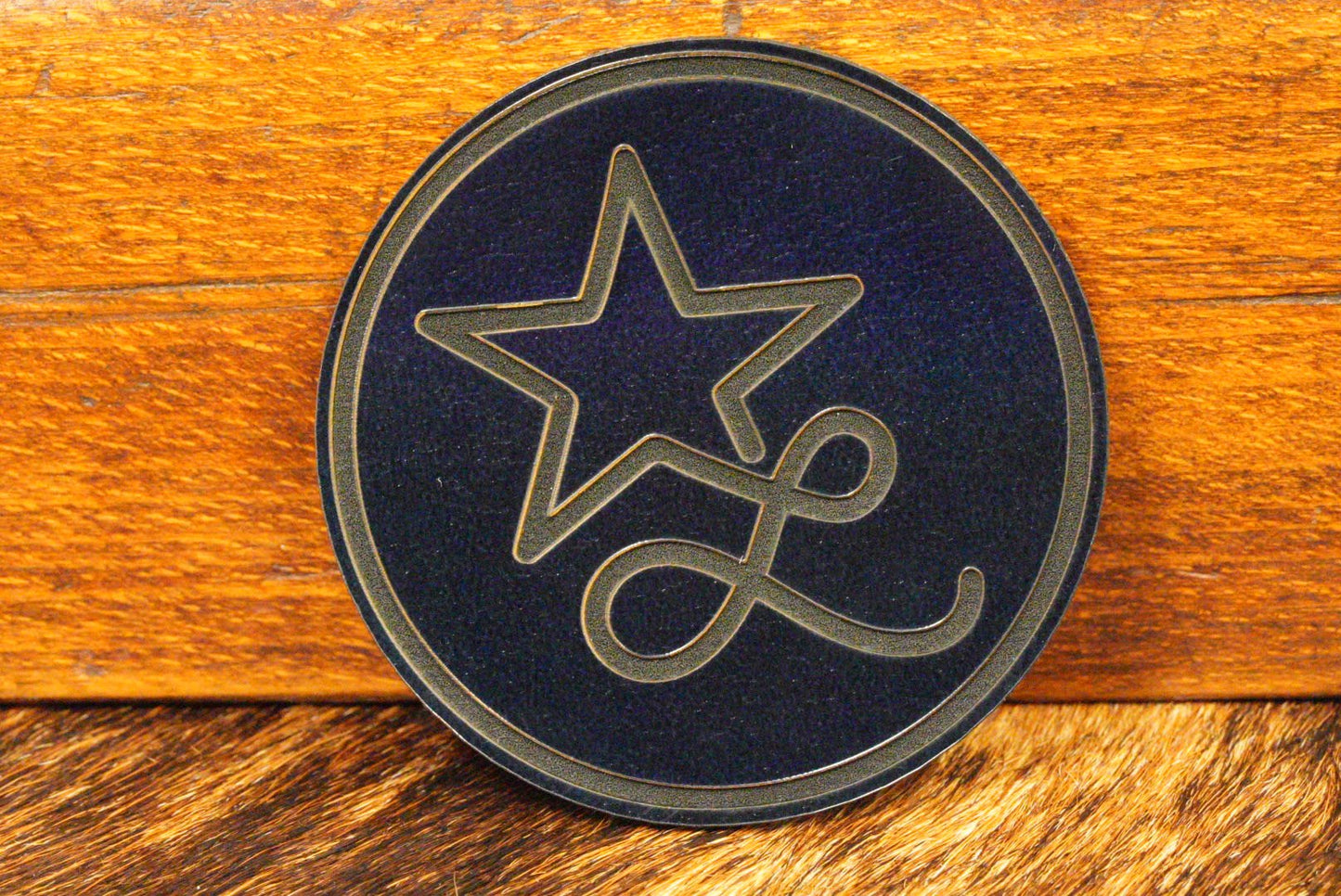 BLACK Holographic / Black Durra-Bull Premium Leatherette® Sheets (12x24) - LoneStar Adhesive