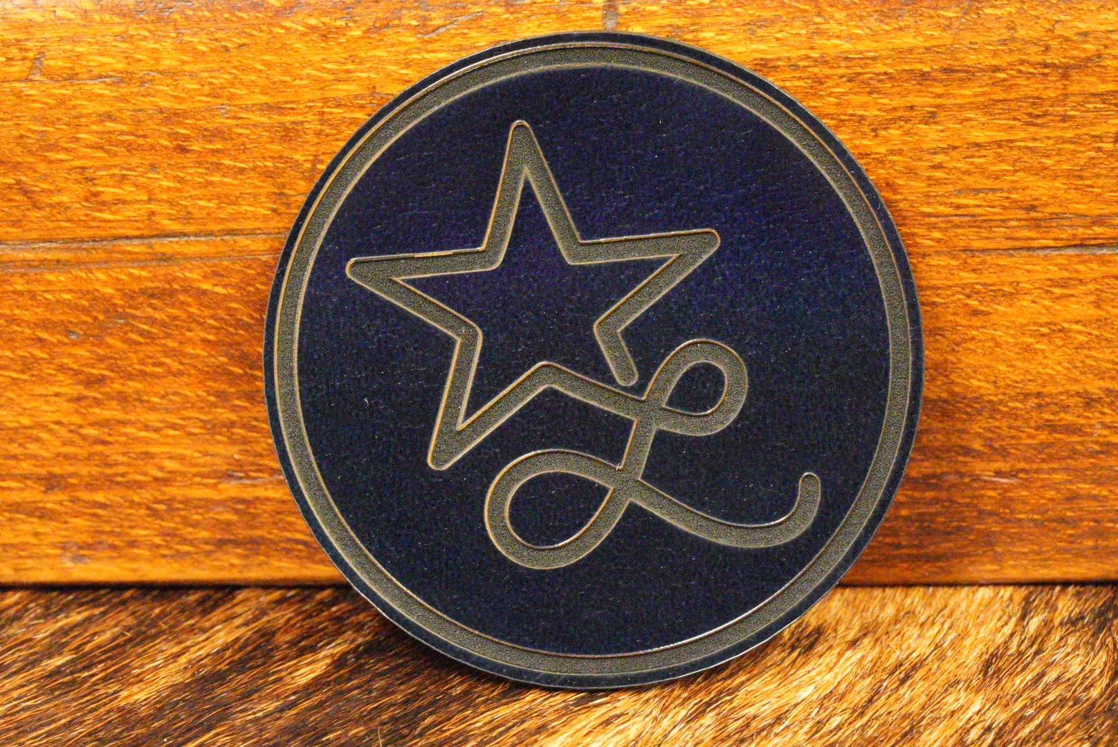 BLACK Holographic / Black Durra-Bull Premium Leatherette® Sheets (12x24) - LoneStar Adhesive