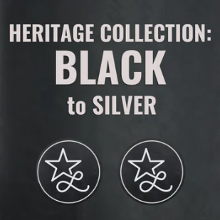Petty Since Birth Shimmer Silver, Gold or Copper Leather Patch