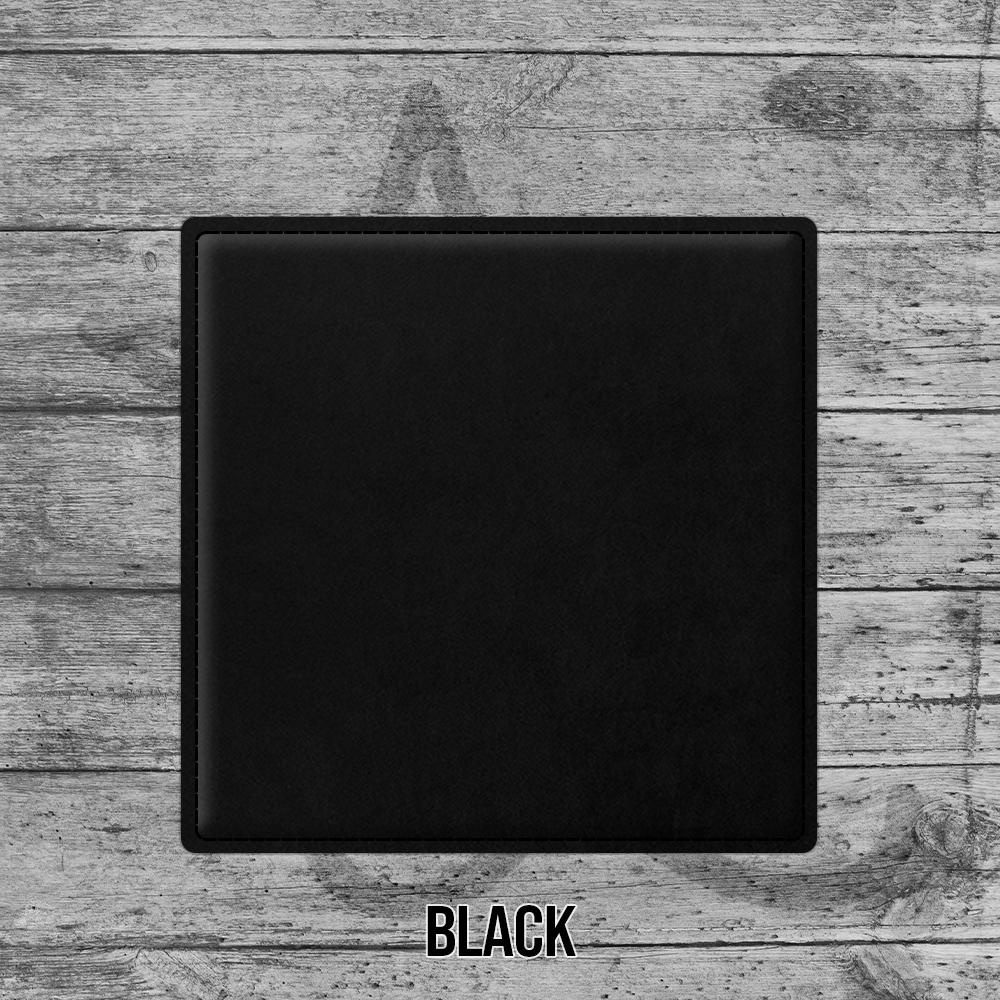 Coasters (6pk of 4" Square): Heritage Collection Premium Leatherette®