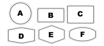Custom (or Blank) Genuine Leather Patches
