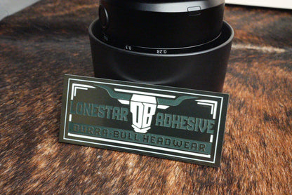 BLEMISHED Acrylic: Antique Gold / Green / White TriLayer Durra - Bull™ Laserable Panels (12"x24") - LoneStar Adhesive