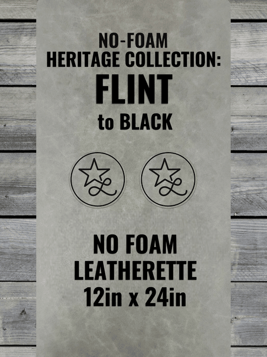 BLEMISHED NO - FOAM Heritage Flint Durra - Bull Premium Leatherette® Sheets (12x24) - LoneStar Adhesive