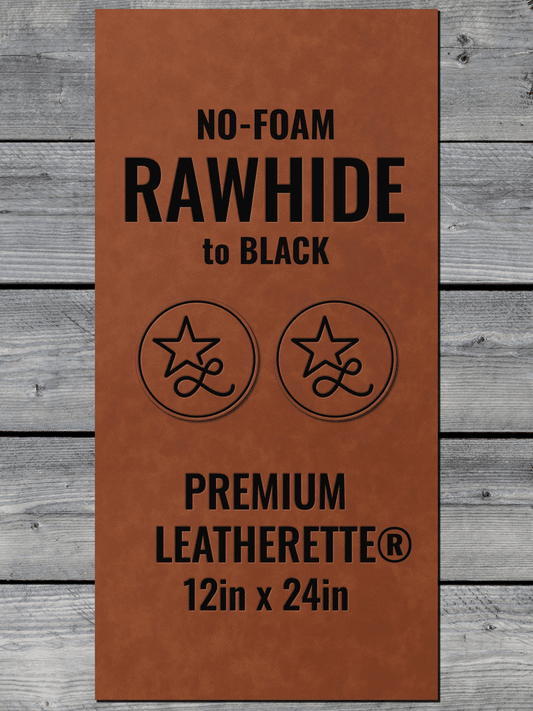 BLEMISHED NO - FOAM Rawhide Durra - Bull Premium Leatherette® Sheets (12x24) - LoneStar Adhesive