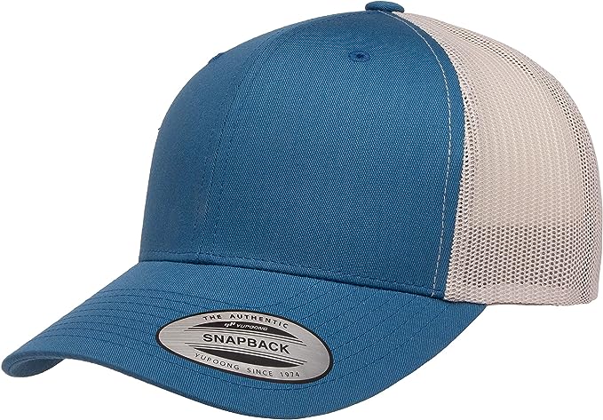 Blue Collar Guy with a Crazy Ol Lady Leather Patch Trucker Hat - #LoneStar Adhesive#