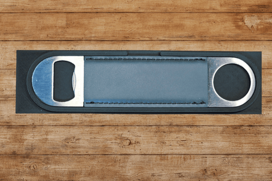 Bottle opener jig for laser engraving - LoneStar Adhesive