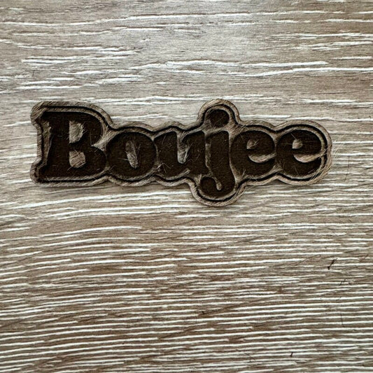 Boujee Genuine Cowhide Iron-On Patch - #LoneStar Adhesive#