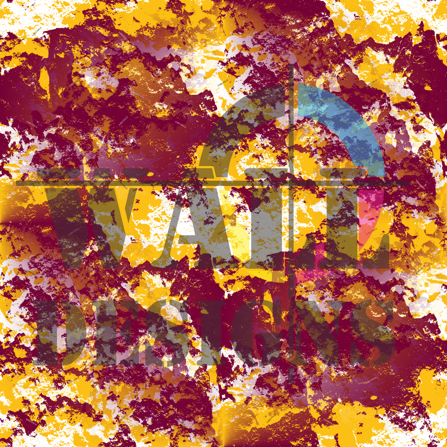 Substrate Camo Scrum Series UV Printed Leatherette Sheets