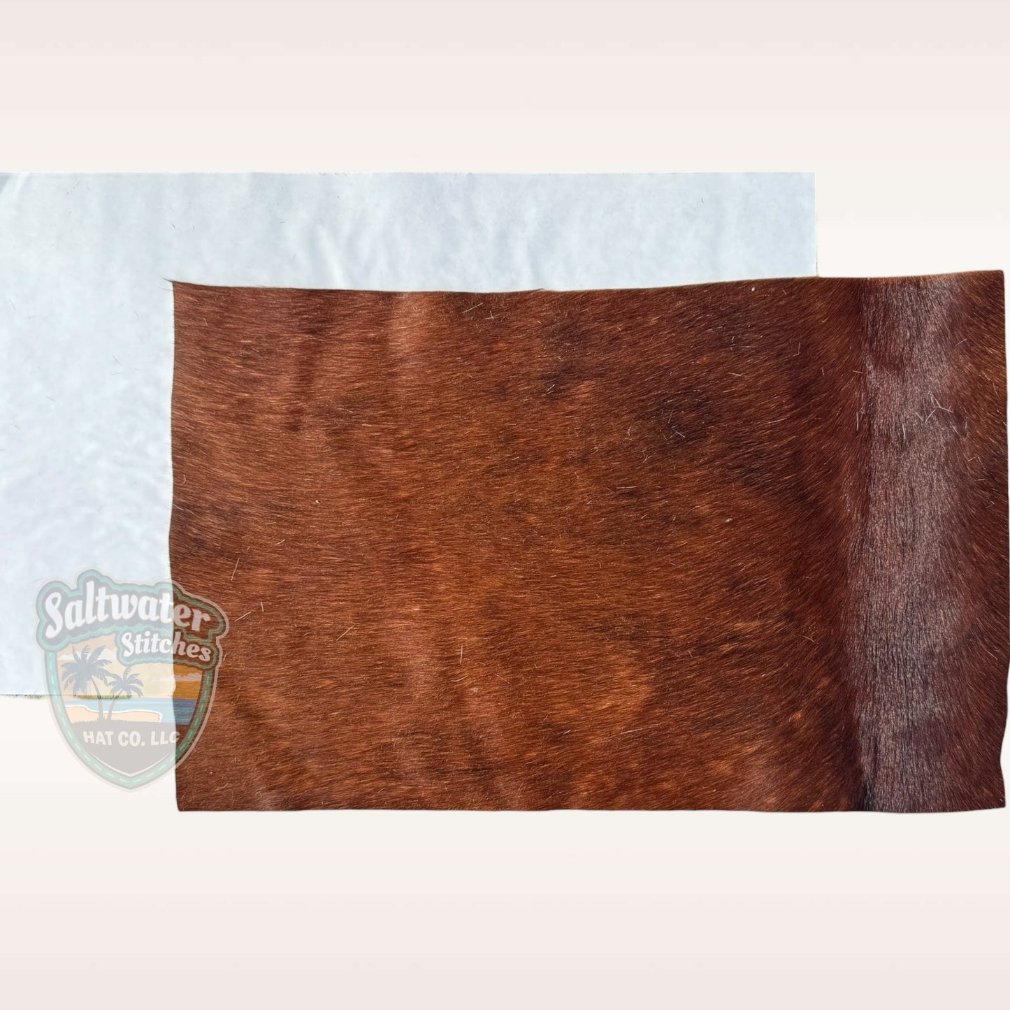 Brown Cowhide Panel - LoneStar Adhesive