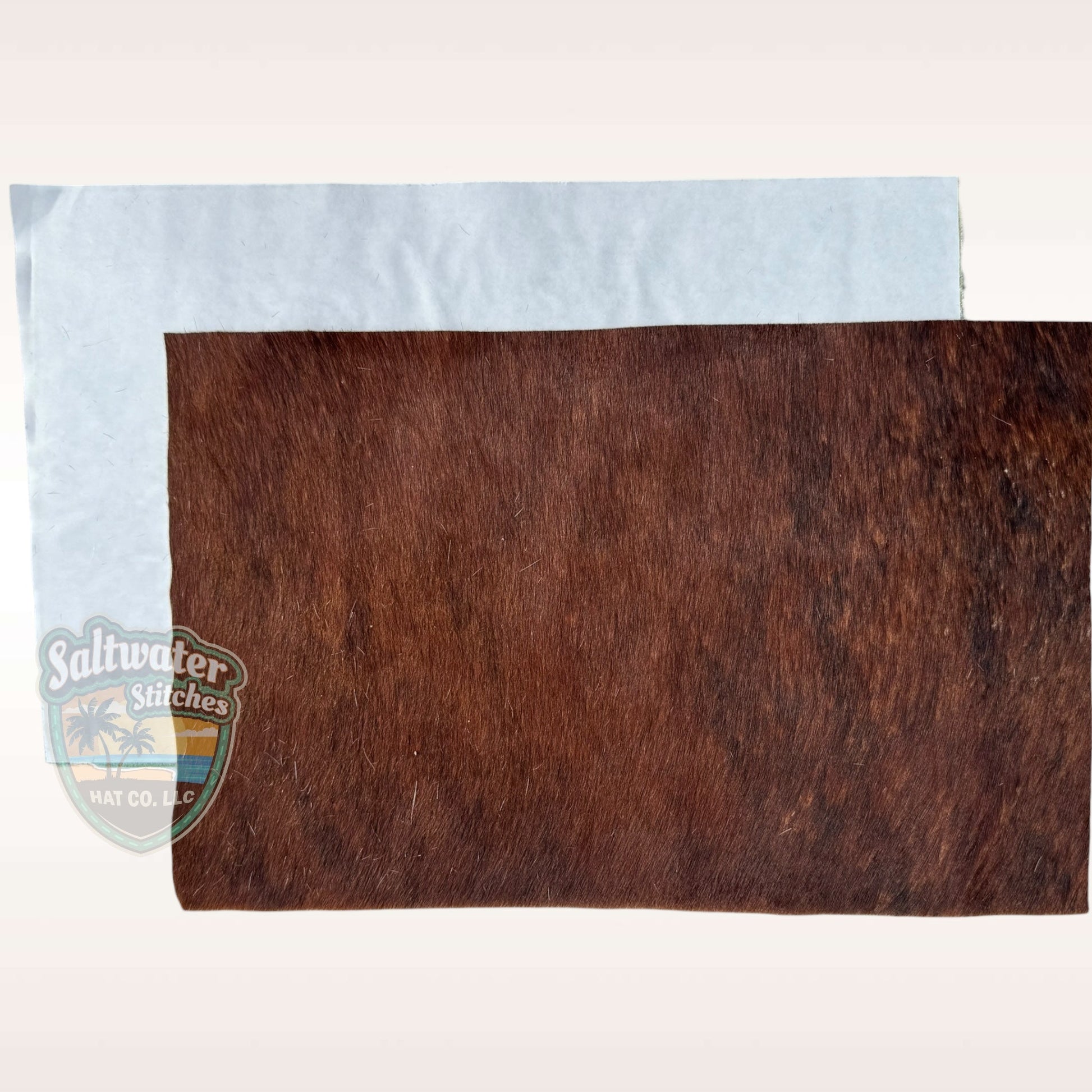 Brown Cowhide Panel - LoneStar Adhesive