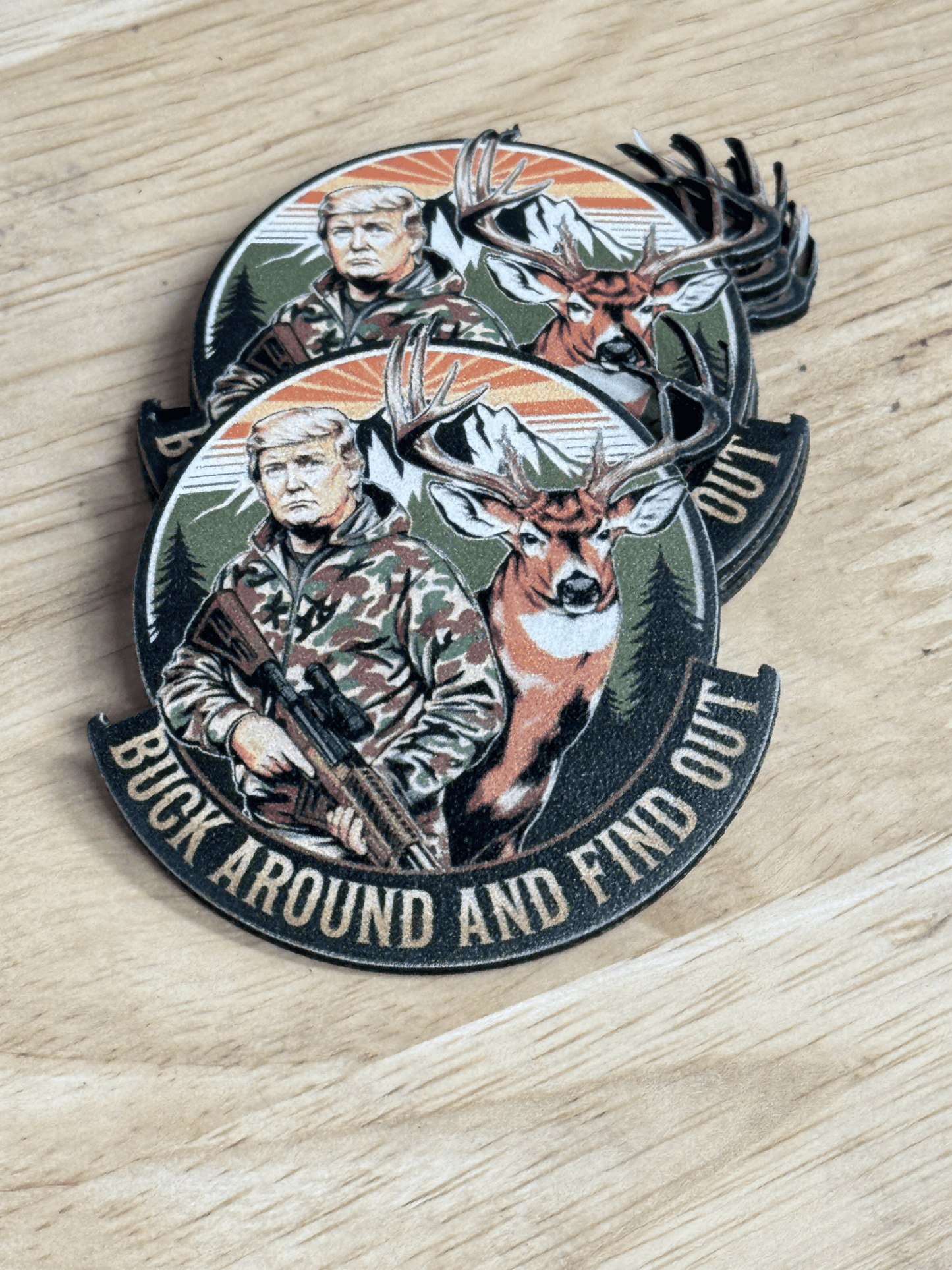Buck Around and Find Out Trump Hunting Patch - LoneStar Adhesive