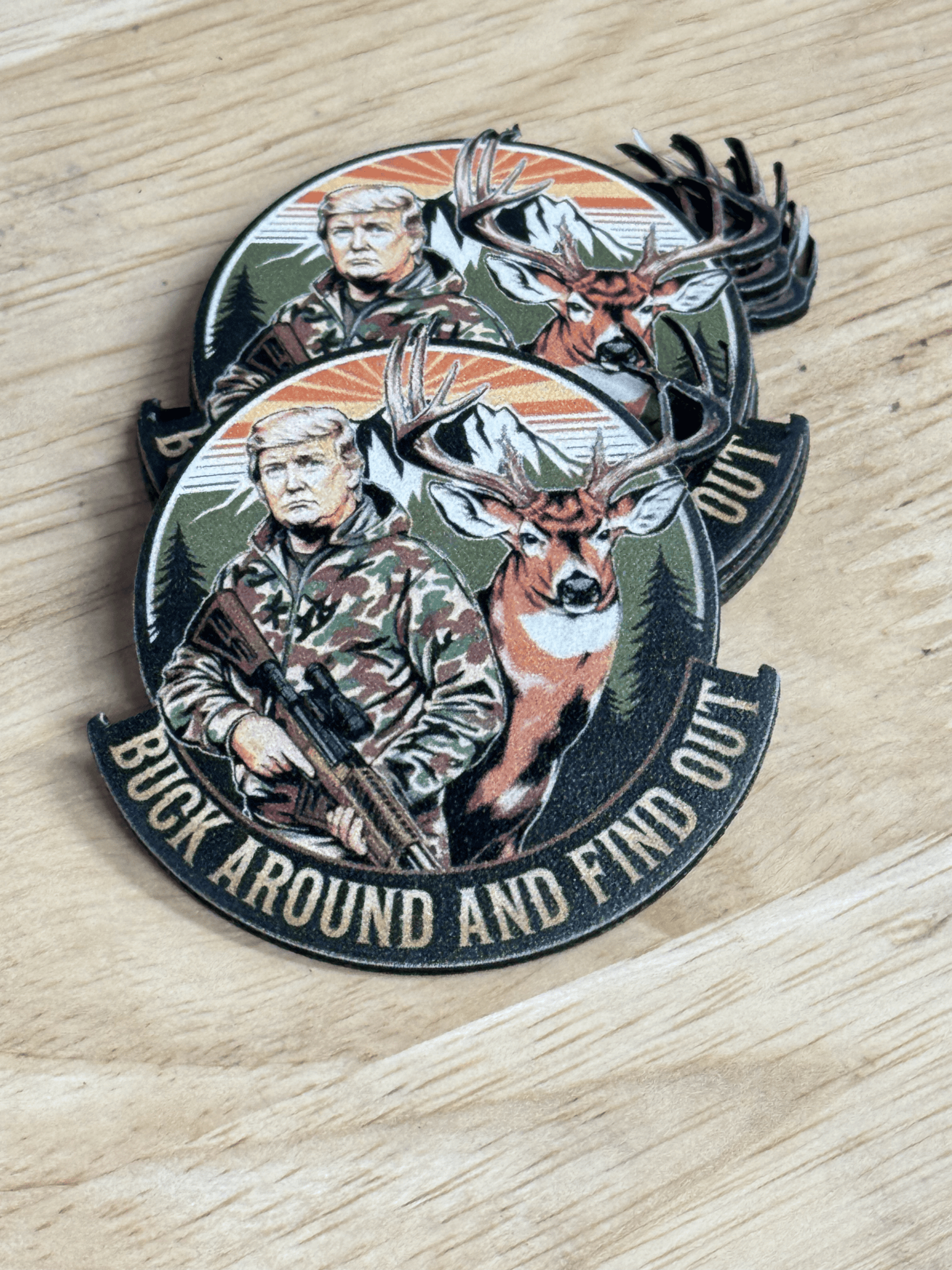 Buck Around and Find Out Trump Hunting Patch - LoneStar Adhesive