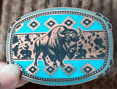 Buffalo Patch design - LoneStar Adhesive