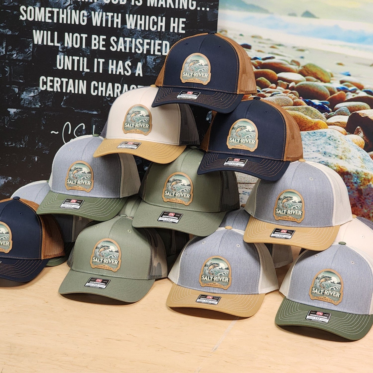 Bulk Logo or Merchandise Hats - Wholesale Richardson 112 Trucker Hats - #LoneStar Adhesive#