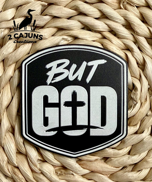 But God UV Printed 3D Effect Texture Raised Hat Patch - LoneStar Adhesive
