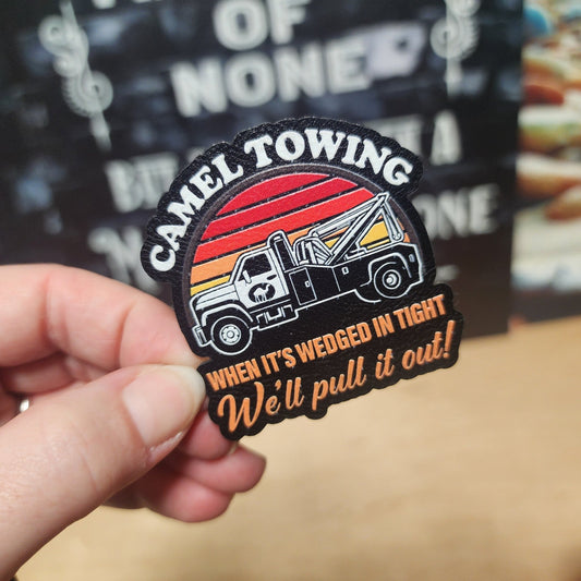 Camel Towing UV Printed Leatherette Hat Patch - MR01 - LoneStar Adhesive